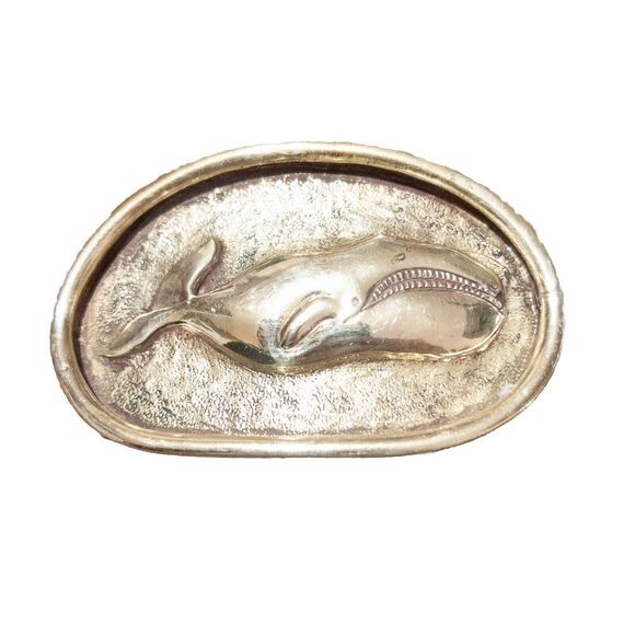 James Breakell Whale 1970s Vintage Belt‎ Buckle
